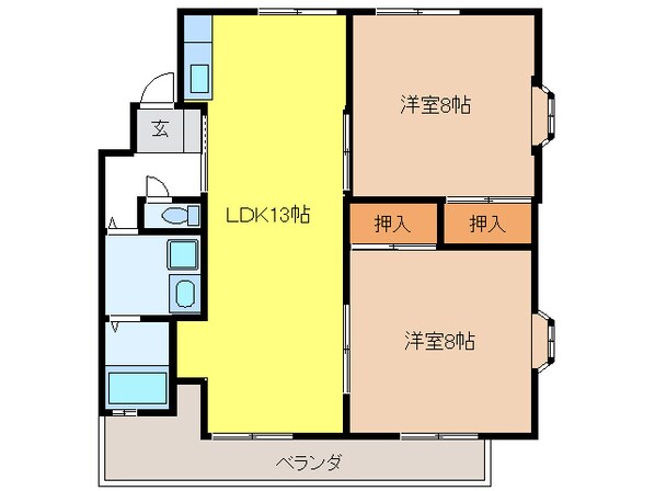 アンドウビルの物件間取画像